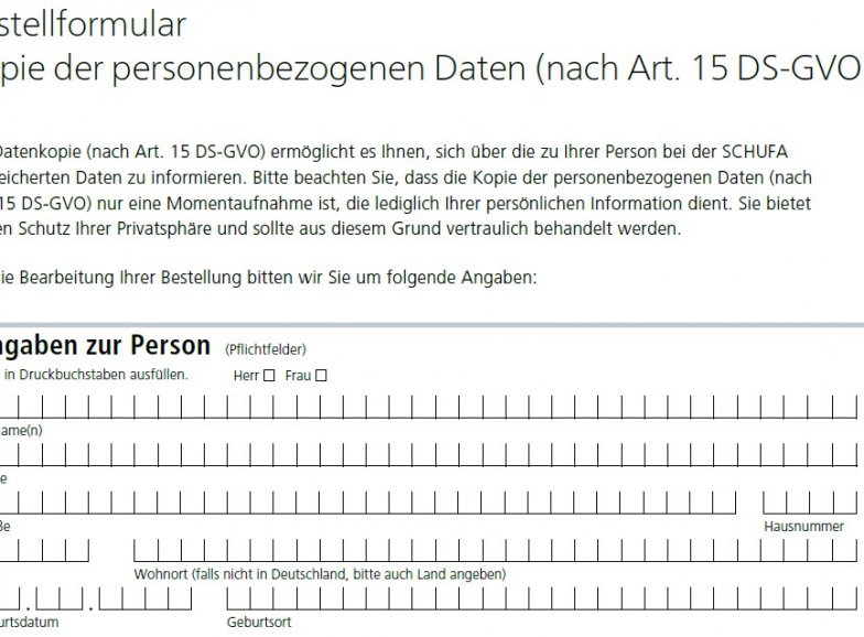 Datenkopie (nach art 15 dsgvo) für vermieter