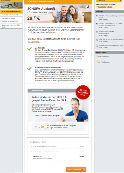 Schufa Auskunft Fur Vermieter